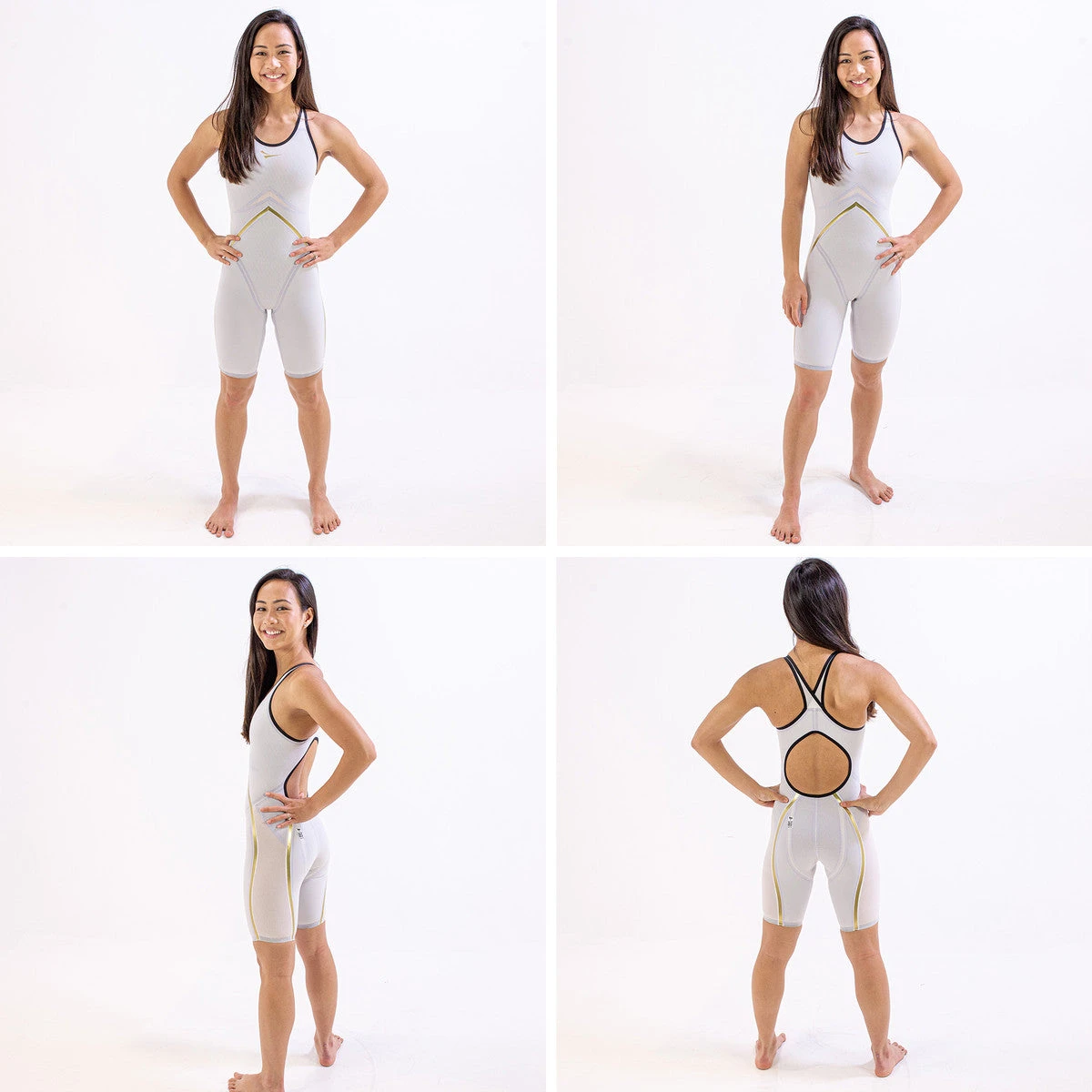 FINIS Rival Open Back Kneeskin | Elite Technical Racing Suit (Olivia Smoliga-White) - Image 11