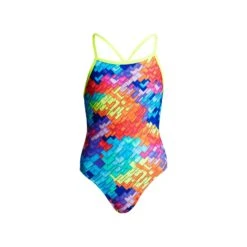 FUNKITA LAYER CAKE | GIRLS TIE ME TIGHT ONE PIECE