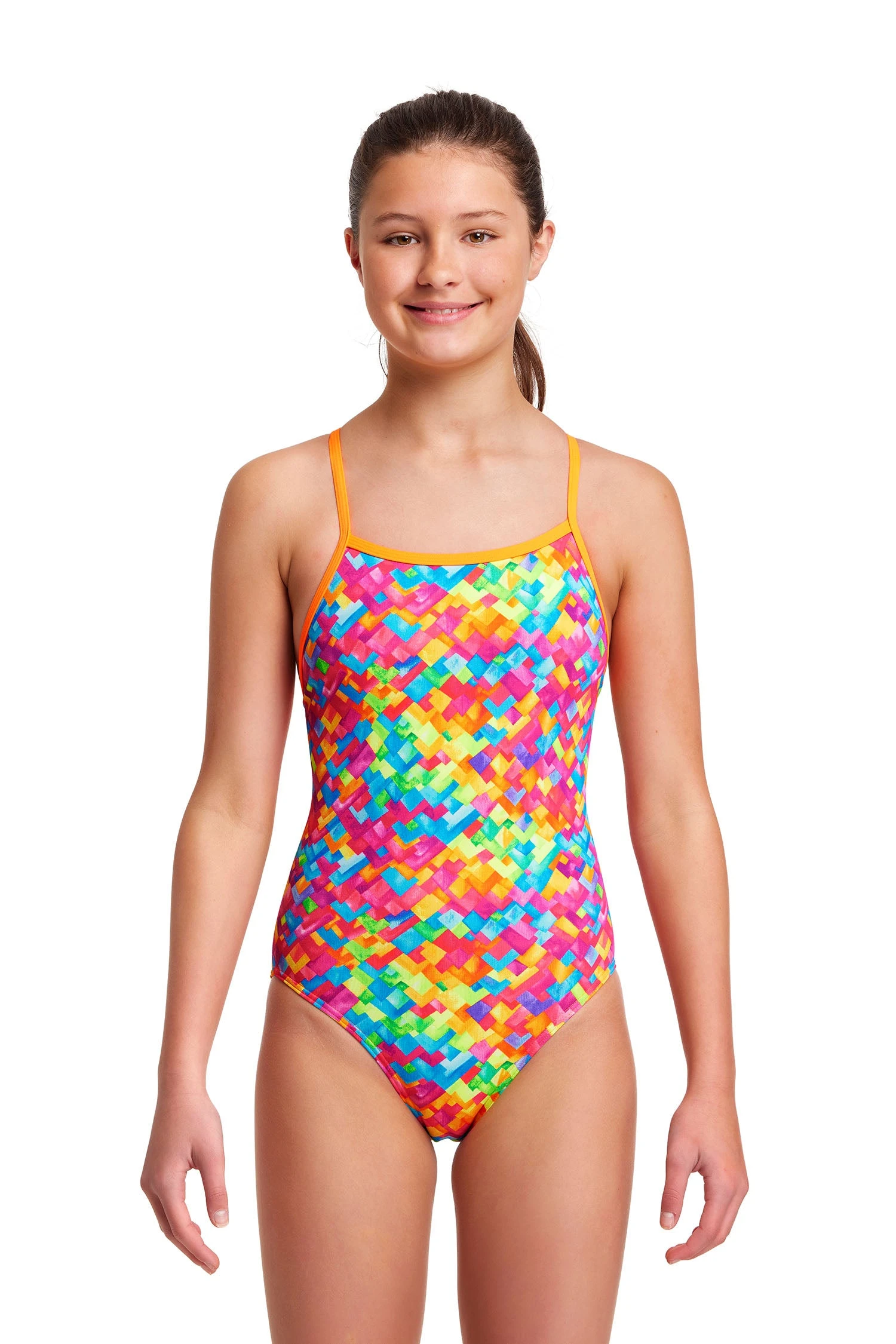 FUNKITA Stroke Rate | Girls Tie Me Tight One Piece - Image 4