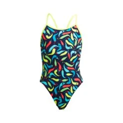 FUNKITA Chilli Boss | Girls Eco Single Strap One Piece