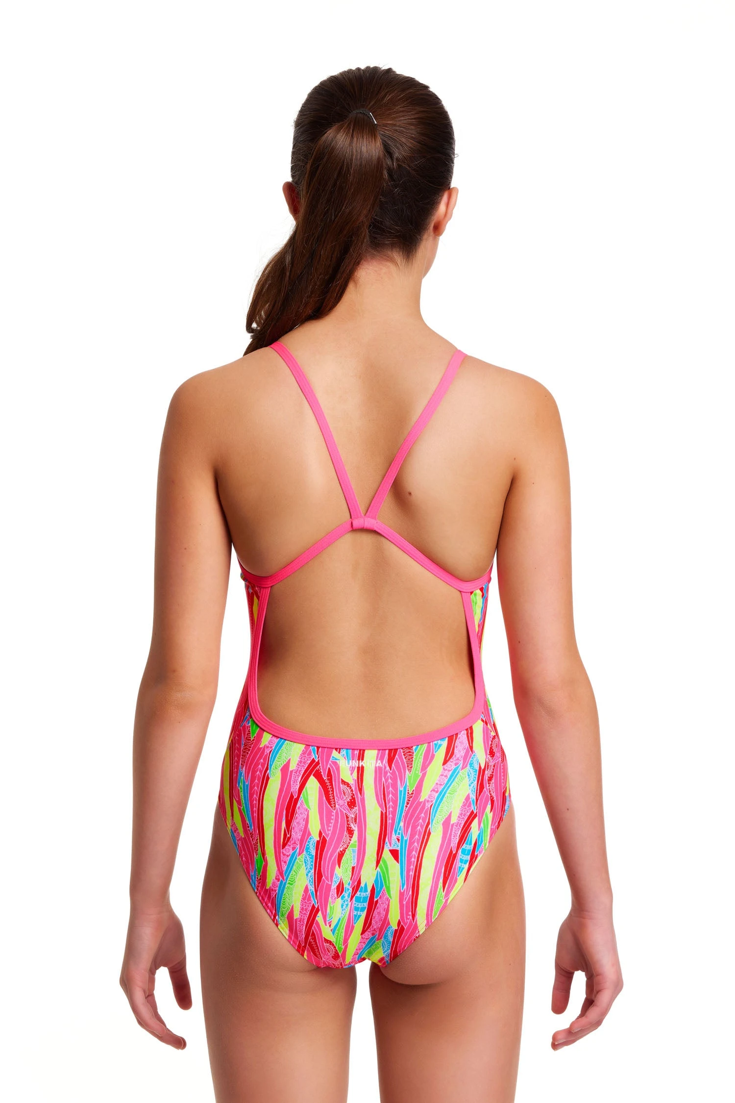 FUNKITA Feather Flock | Girls Single Strap One Piece - Image 2