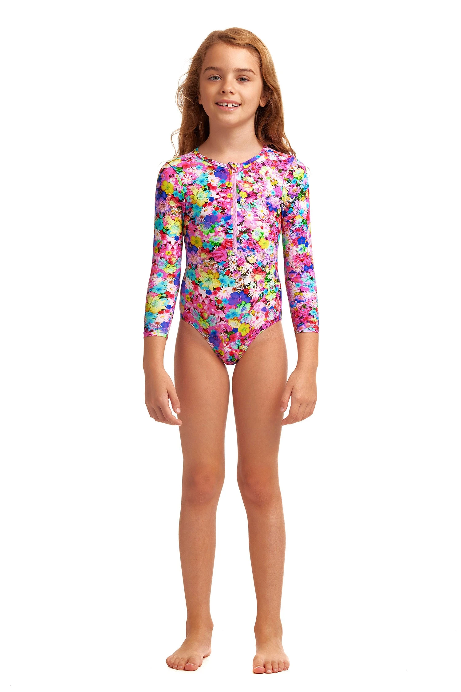 FUNKITA Garden Party | Toddler Girls Sun Cover One Piece - Image 5