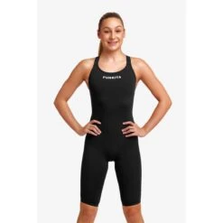 FUNKITA Still Black | Girls Fast Legs One Piece