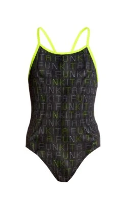 FUNKITA BINARY BABE | GIRLS DIAMOND BACK ONE PIECE