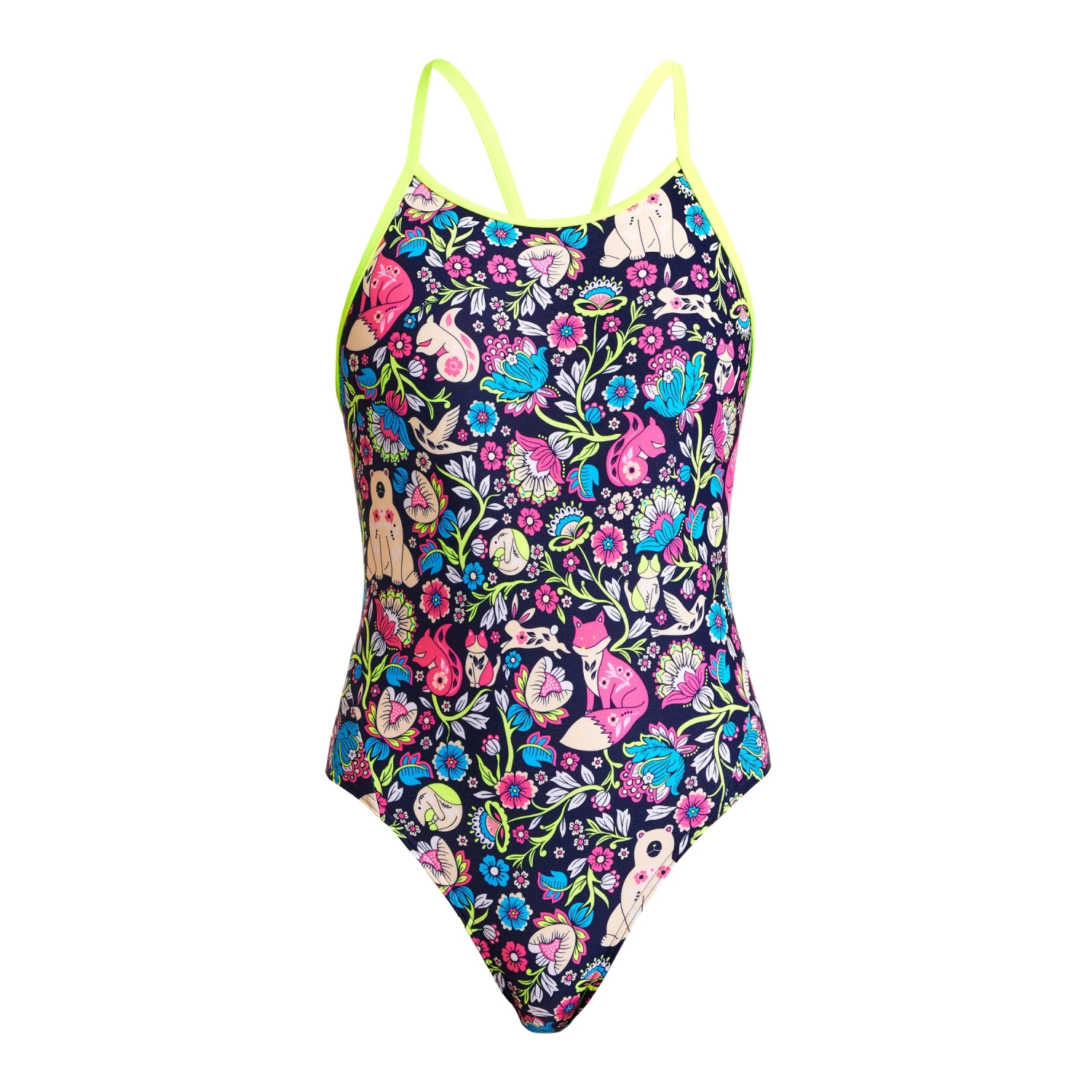 FUNKITA Birds And Bees | Girls Diamond Back One Piece