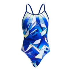FUNKITA Blue Ascent | Girls Diamond Back One Piece