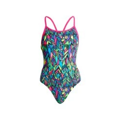 FUNKITA FEATHER FIESTA | GIRLS DIAMOND BACK ONE PIECE