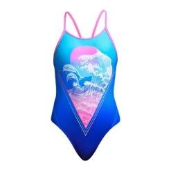 FUNKITA Flying Flipper | Girls Diamond Back One Piece