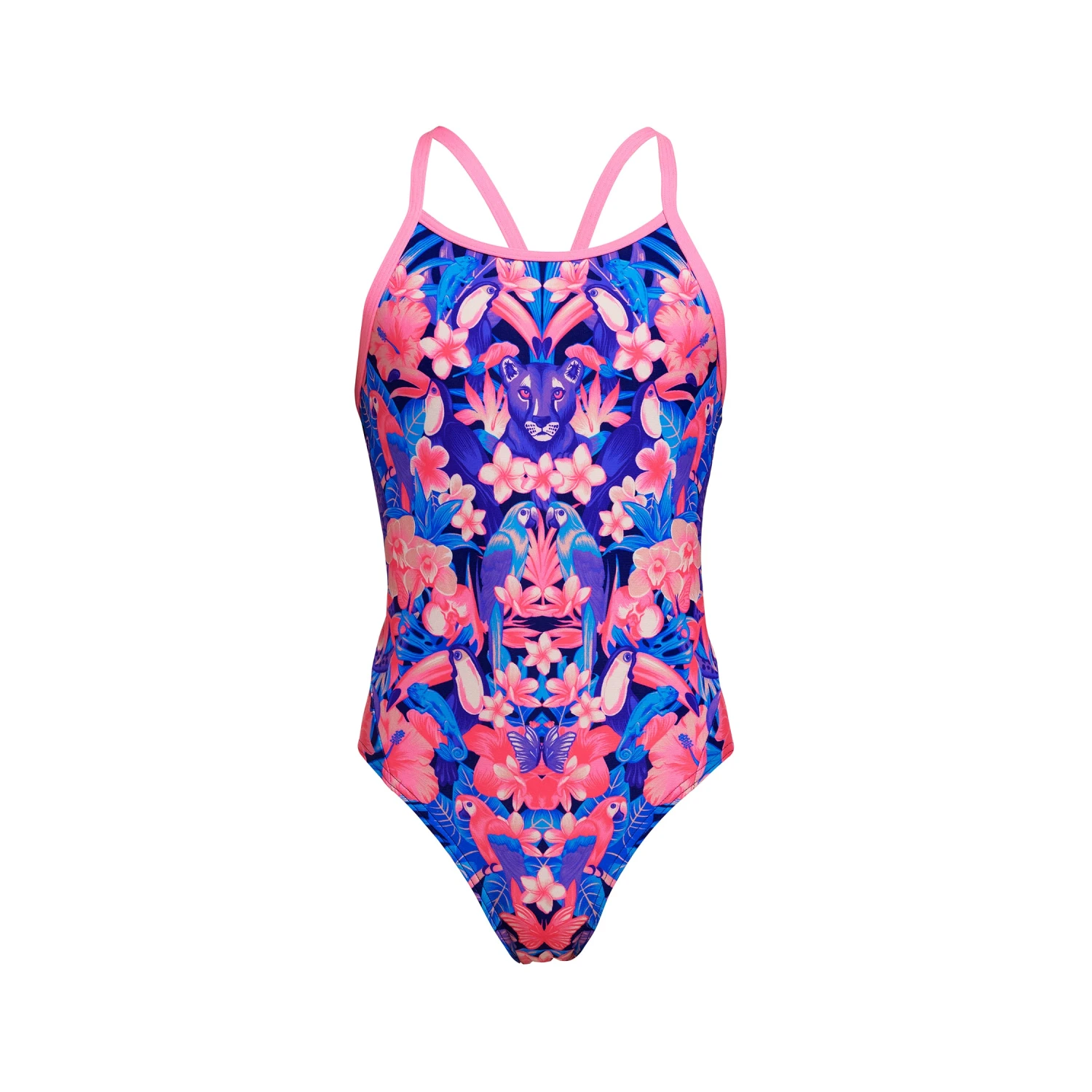FUNKITA Jingle Jungle | Girls Diamond Back One Piece