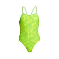 FUNKITA Neon Orbiter | Girls Diamond Back One Piece