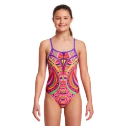 FUNKITA Primal Party | Girls Diamond Back One Piece