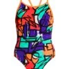 FUNKITA STREET BEAT | GIRLS DIAMOND BACK ONE PIECE