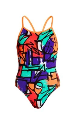 FUNKITA STREET BEAT | GIRLS DIAMOND BACK ONE PIECE
