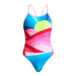 FUNKITA Summit Sunset | Girls Diamond Back One Piece