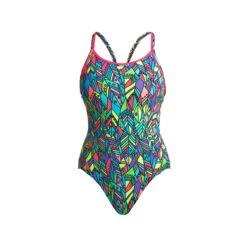 FUNKITA FEATHER FIESTA | LADIES DIAMOND BACK ONE PIECE