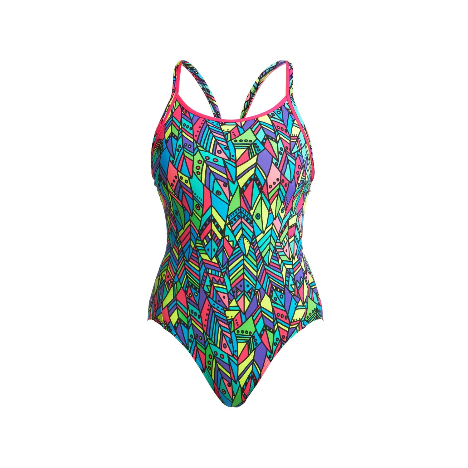 FUNKITA FEATHER FIESTA | LADIES DIAMOND BACK ONE PIECE