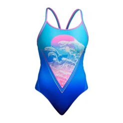 FUNKITA Flying Flipper | Ladies Diamond Back One Piece