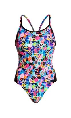 FUNKITA HANDSOME RANSOM | LADIES DIAMOND BACK ONE PIECE