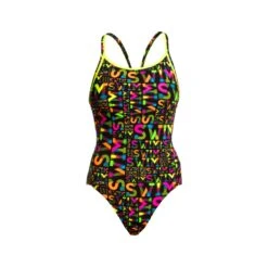 FUNKITA NIGHT SWIM | LADIES DIAMOND BACK ONE PIECE