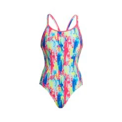 FUNKITA SLAPPED ON | LADIES DIAMOND BACK ONE PIECE