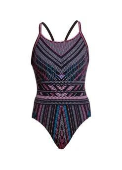 FUNKITA STITCHED UP | LADIES DIAMOND BACK ONE PIECE