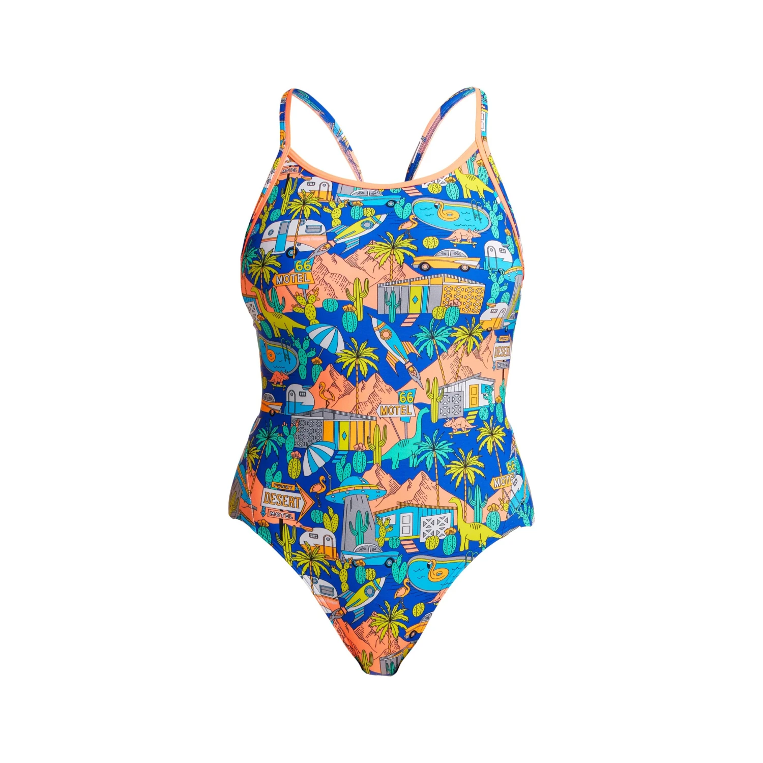 FUNKITA Wacky West | Ladies Eco Diamond Back One Piece