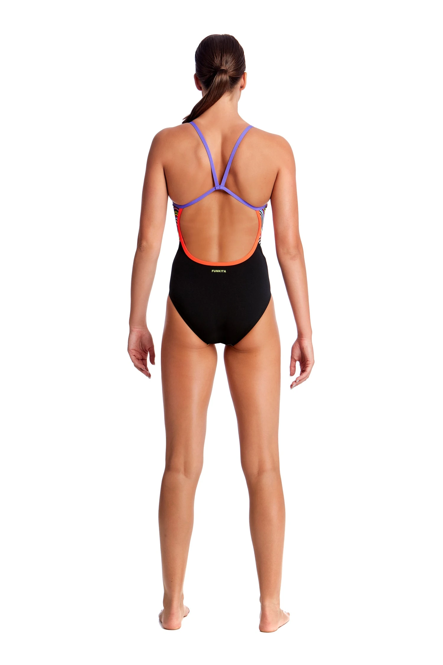 FUNKITA DRIPPING | LADIES SINGLE STRAP ONE PIECE - Image 3