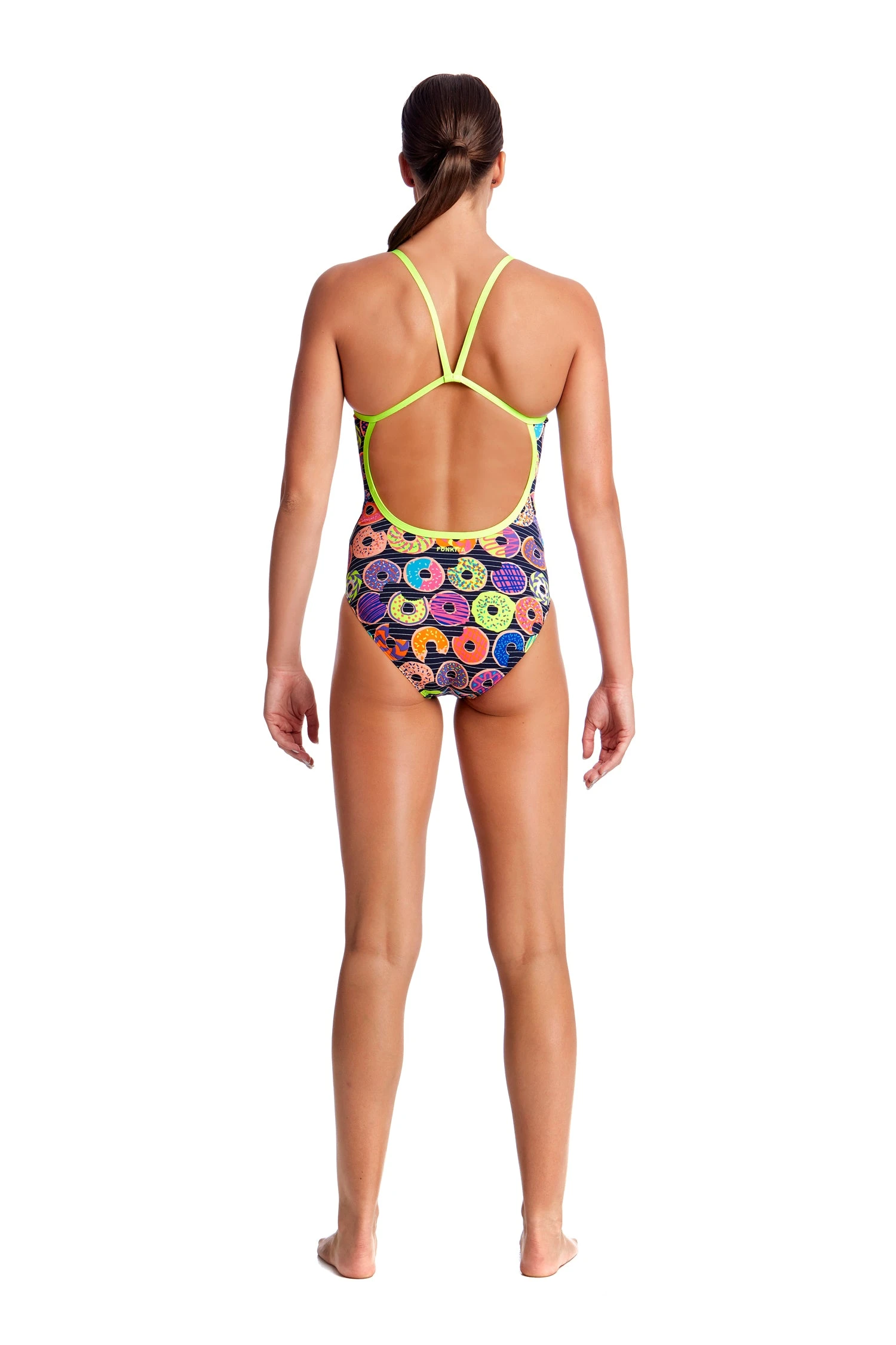 FUNKITA DUNKING DONUTS | LADIES SINGLE STRAP ONE PIECE - Image 3
