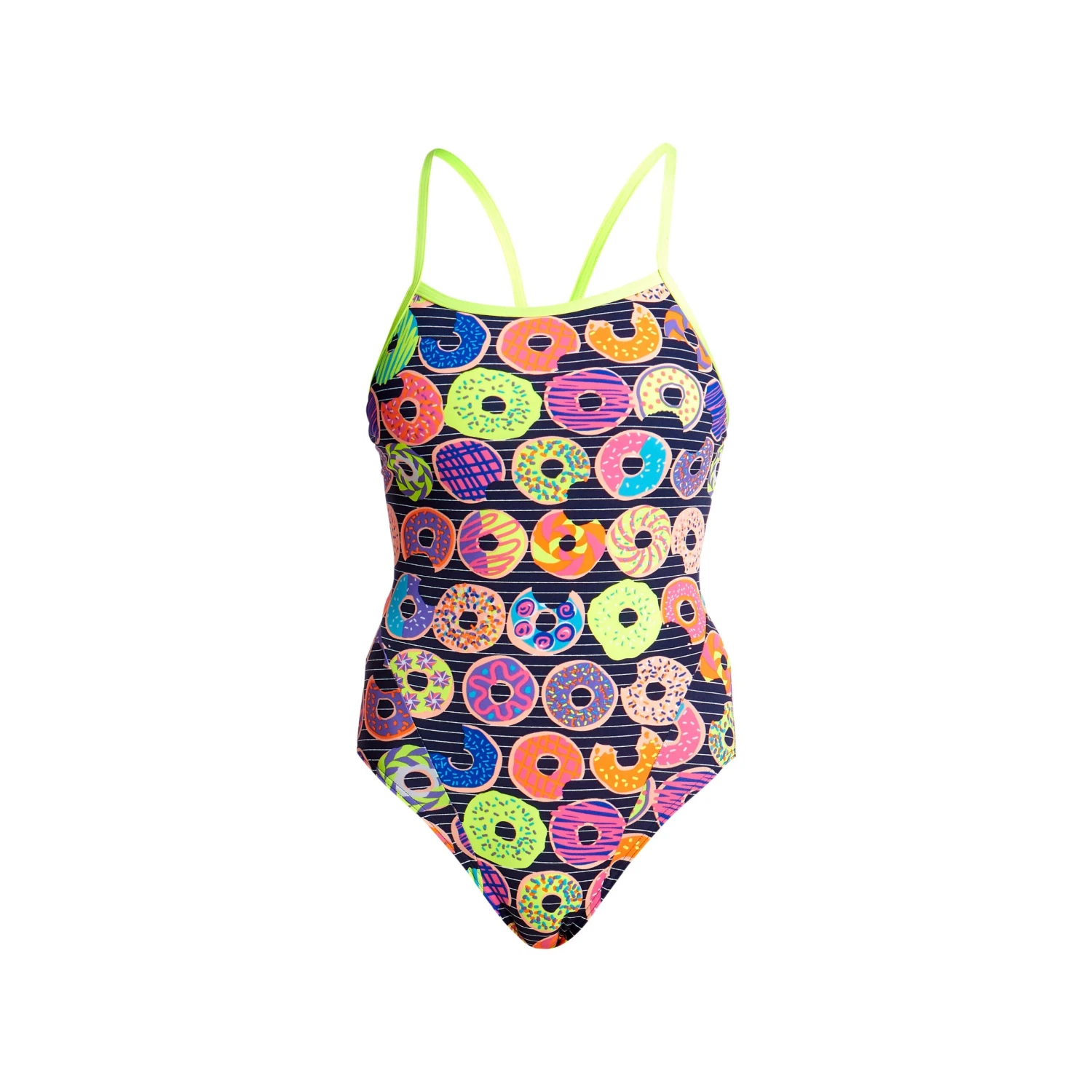 FUNKITA DUNKING DONUTS | LADIES SINGLE STRAP ONE PIECE