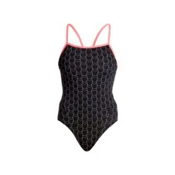 FUNKITA NIGHT CAT | LADIES SINGLE STRAP ONE PIECE