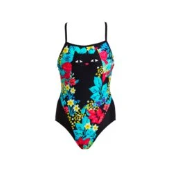 FUNKITA Scaredy Cat | Ladies Single Strap One Piece