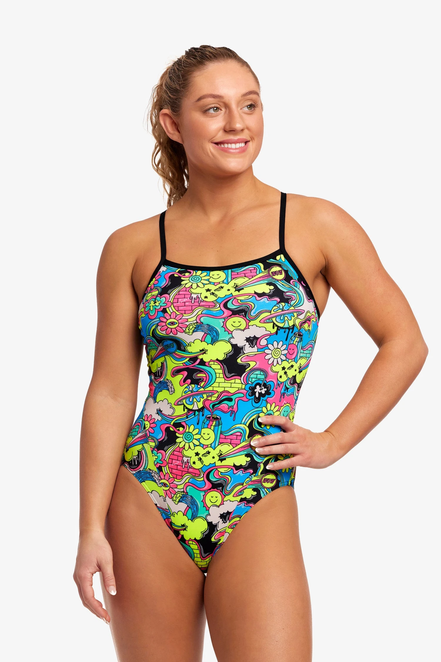 FUNKITA Smash Mouth | Ladies Single Strap One Piece - Image 8