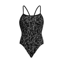 FUNKITA Texta Mess | Ladies Single Strap One Piece