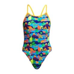 FUNKITA Big Bronto | Girls Single Strap One Piece