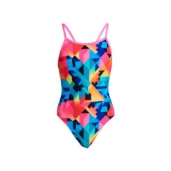FUNKITA COLOUR BURST | GIRLS SINGLE STRAP ONE PIECE