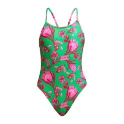 FUNKITA Desert Pea | Girls Single Strap One Piece