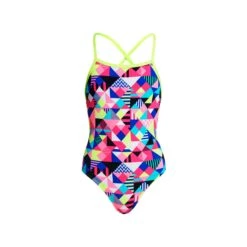 FUNKITA PURPLE PATCH | GIRLS STRAPPED IN ONE PIECE