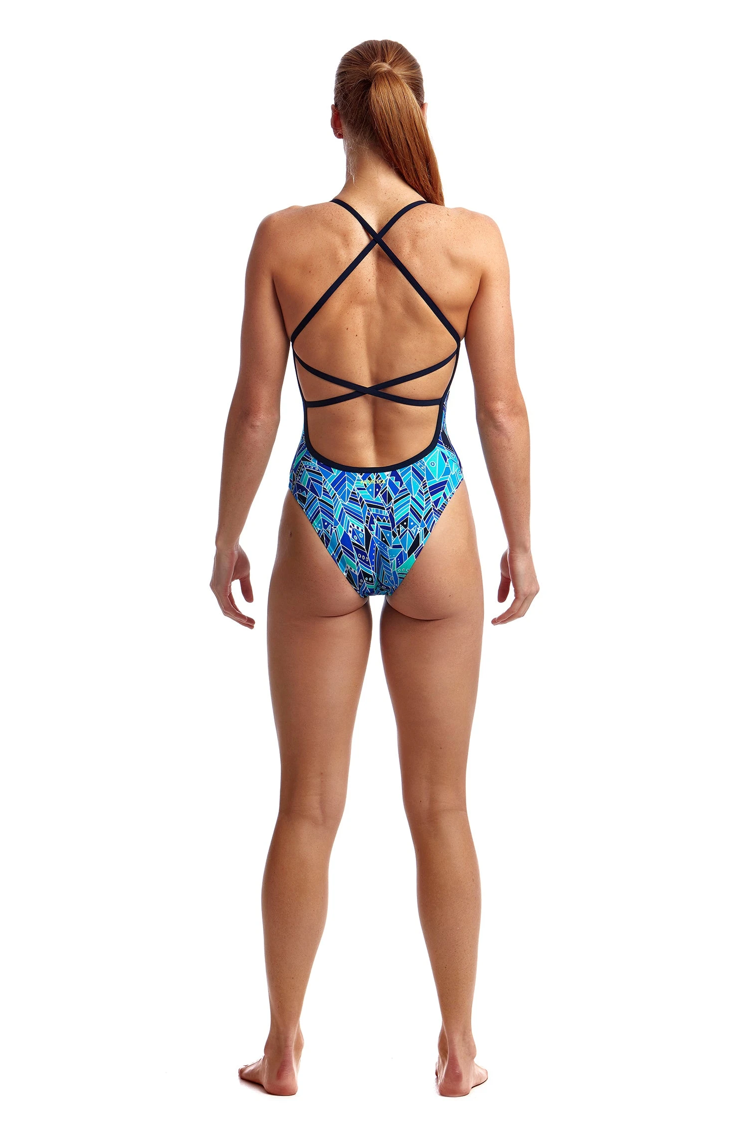FUNKITA BLUE BIRD | LADIES STRAPPED IN ONE PIECE - Image 3