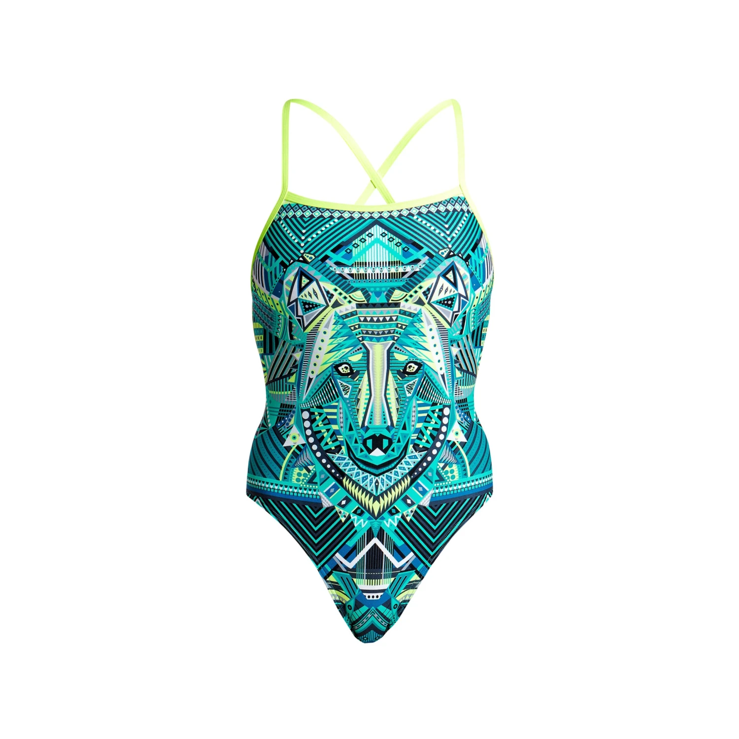 FUNKITA WEAR WOLF | LADIES STRAPPED IN ONE PIECE