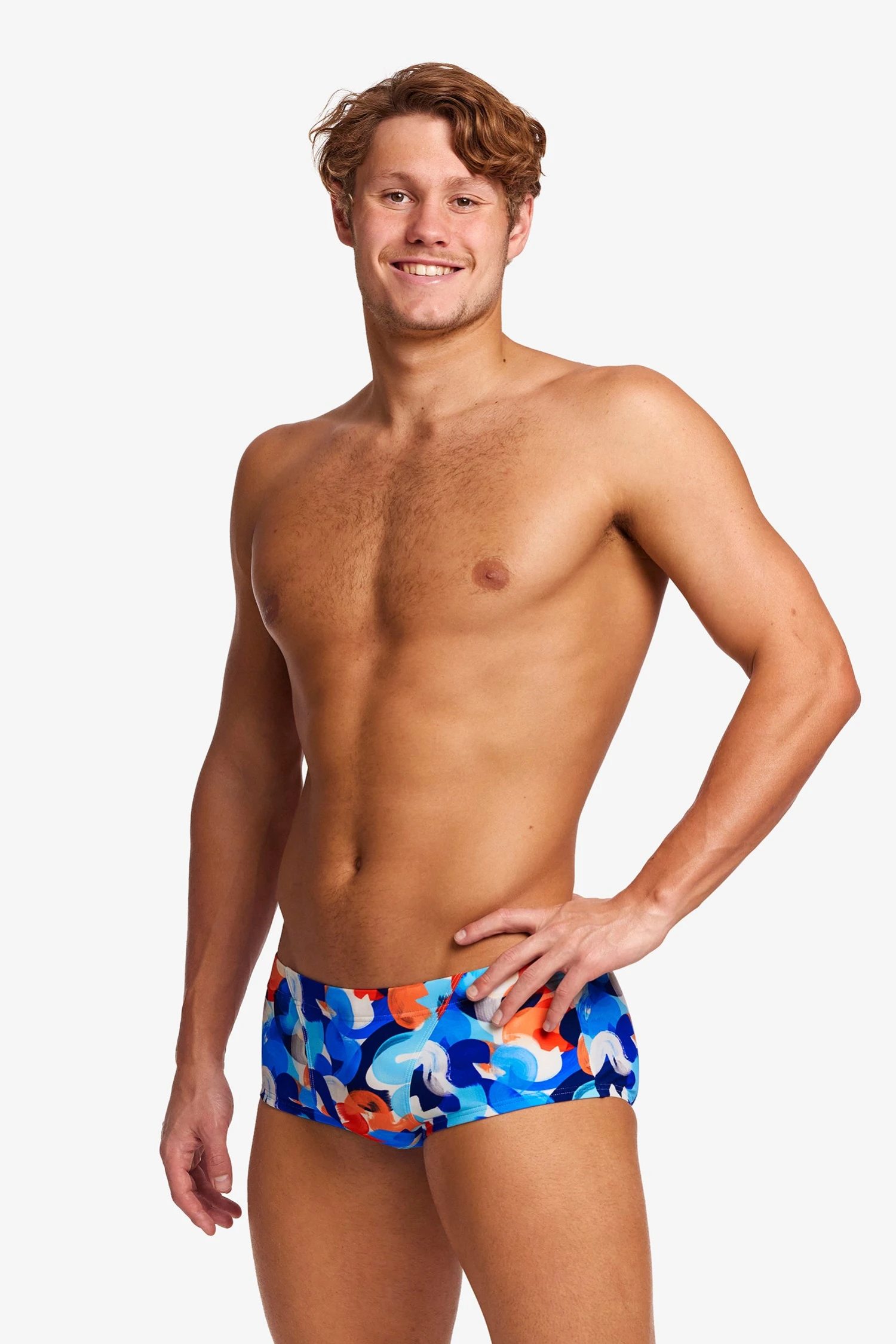Funky Trunks Wet Paint | Mens Classic Trunks - Image 6