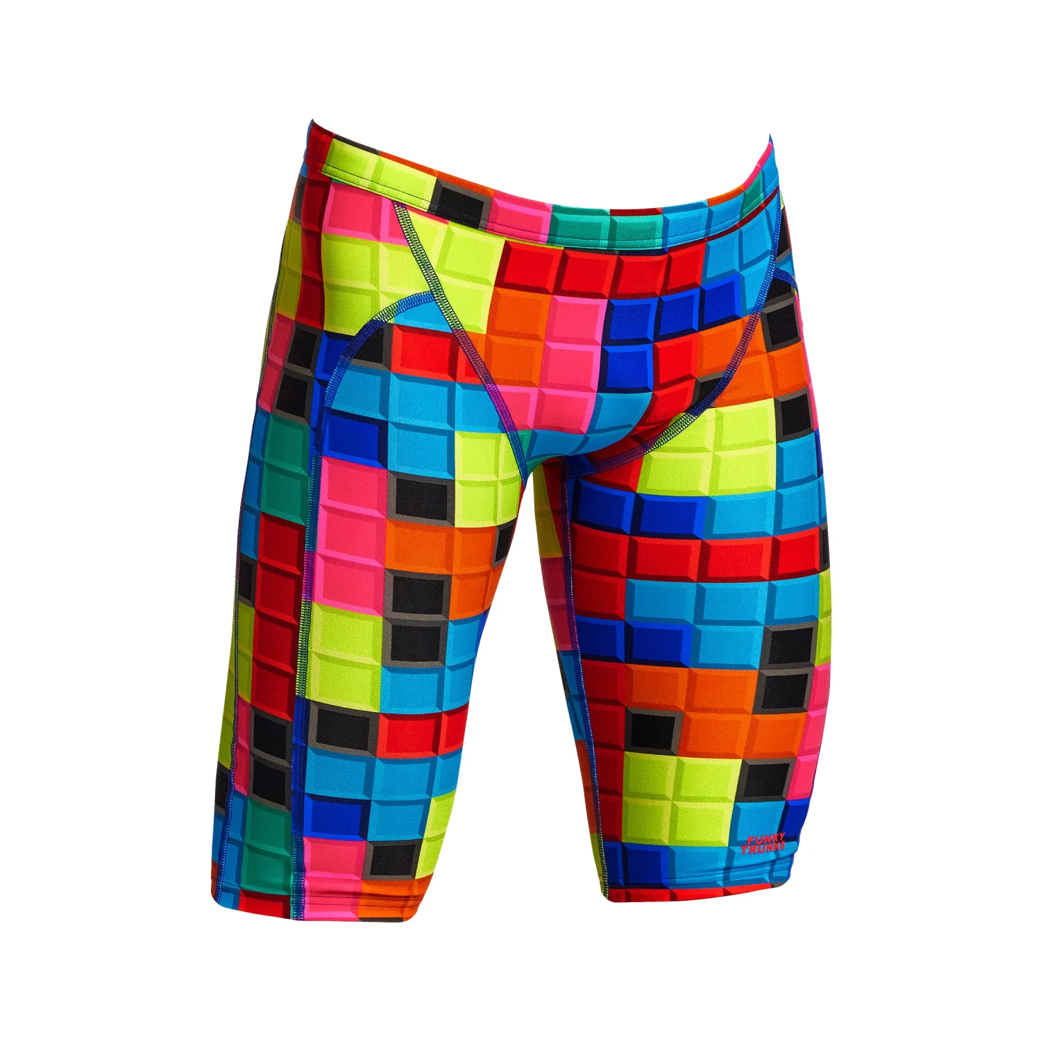 Funky Trunks Blocked | Boys Training Jammers - Image 4