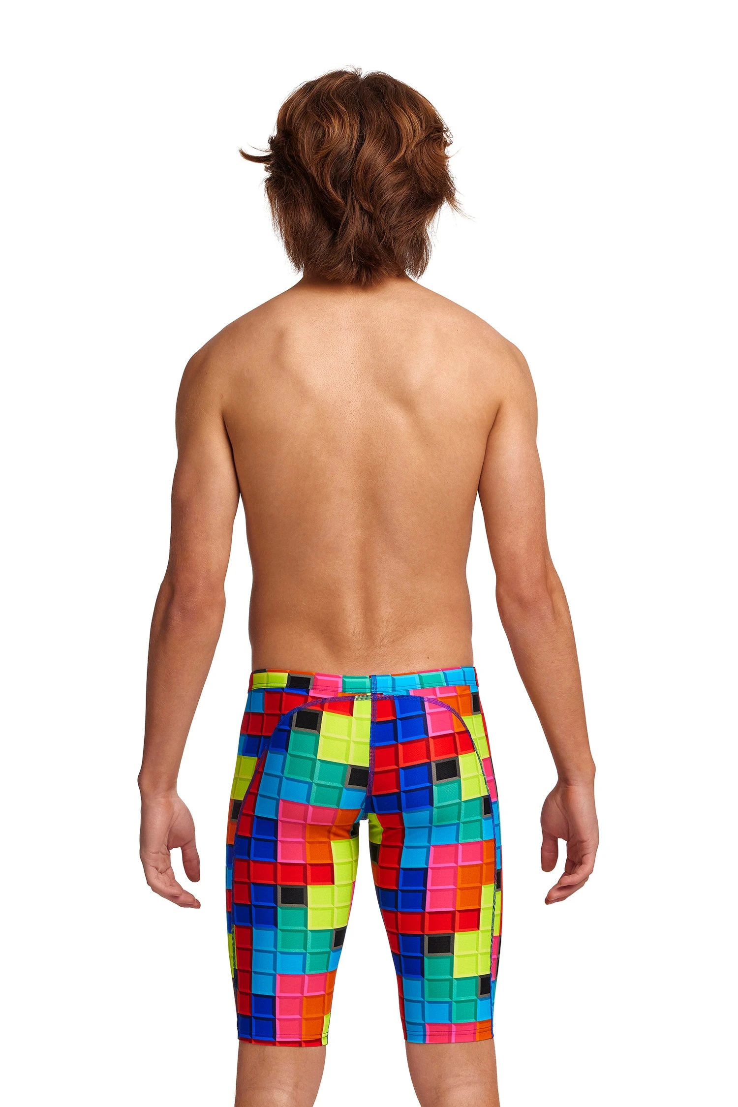 Funky Trunks Blocked | Boys Training Jammers - Image 5