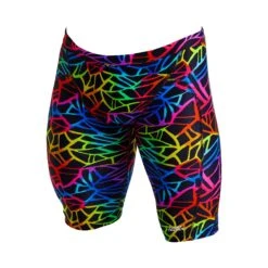 Funky Trunks Rainbow Web | Mens Training Jammers