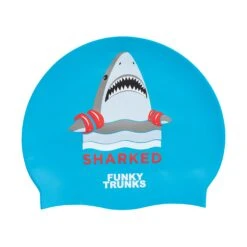 Funky Trunks Sharked | Silicone Swimming Caps