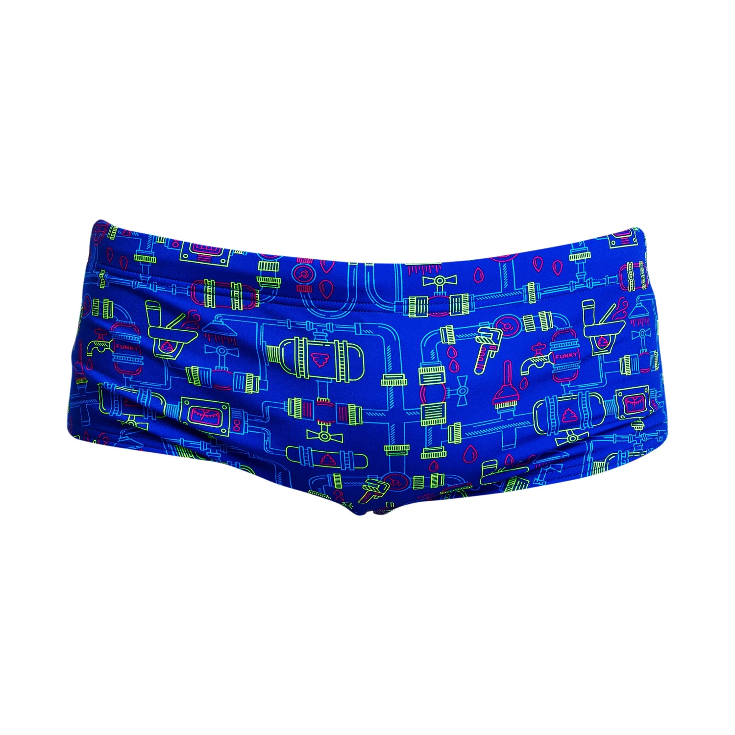 Funky Trunks Backed Up | Mens Sidewinder Trunks