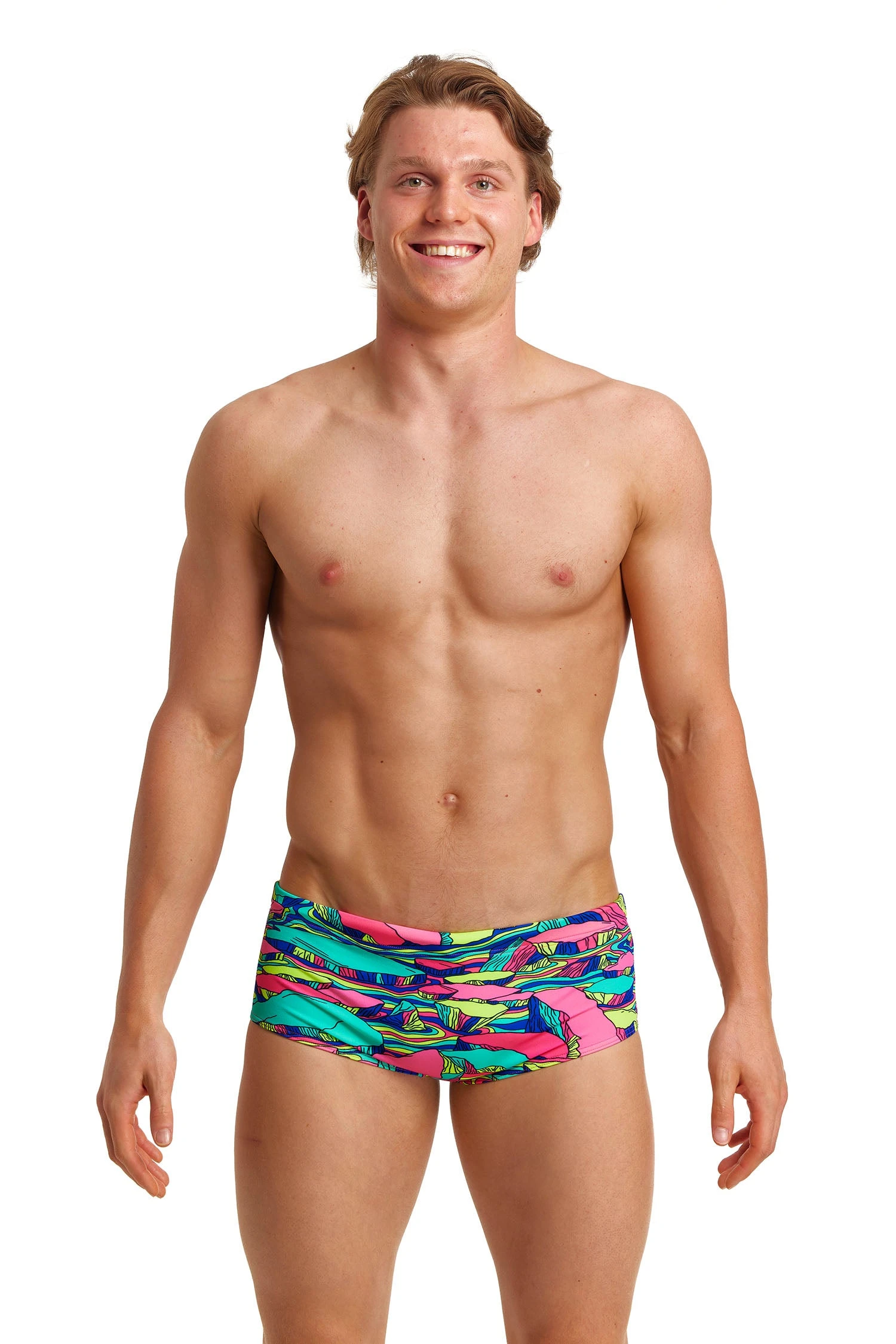 Funky Trunks Bright Bergs | Mens Sidewinder Trunks - Image 4