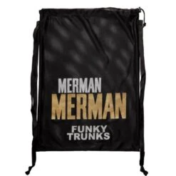 Funky Trunks Golden Merman | Mesh Gear Bags