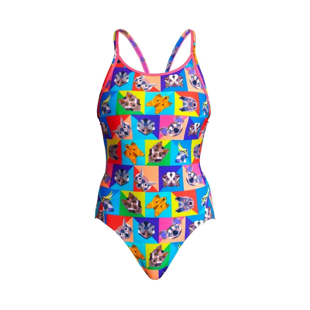FUNKITA Rat Pack | Ladies Diamond Back One Piece